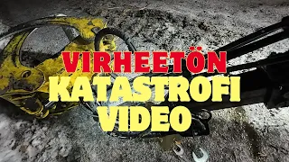 KATASTROFIVIDEO. PERSEMÄKI KEULA EDELLÄ JA LETKUN KANS VÄRKKÄILYÄ