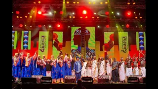 Maâlem Mohamed et Said Kouyou avec les Tambours du Burundi Amagaba, Jaleel Shaw & Sanaa Marahati