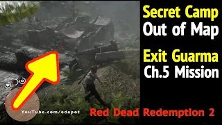 Secret Camp in Early Guarma: Red Dead Redemption 2 (RDR2) - Exit Chapter 5 Mission