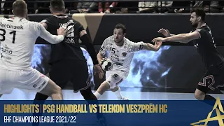 HIGHLIGHTS | PSG Handball vs Telekom Veszprém HC | Round 14 | EHF Champions League 2021/22