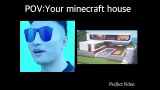 Super idol becoming canny (minecraft house)