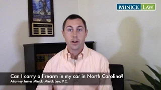 Can I Carry a Firearm in My Car in North Carolina?