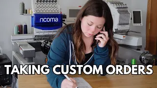 Info You NEED When Taking A Custom Apparel Order | Embroidery and Custom Apparel Business Tips