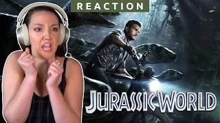 **JURASSIC WORLD** Scared Me and I LIKED IT?!?!?! | Movie Reaction First Time Watching