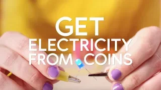 How to get electricity from coins