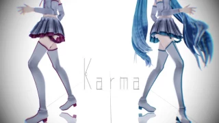 【MMD】KARMA【Miku ft. Teto】