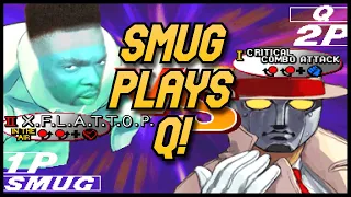 SMUG PLAYS THIRD STRIKE! LEARNING Q!