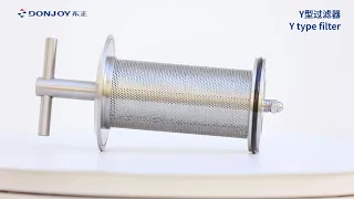 Stainless Steel Y Type Clamped Strainer Filter for Food Industry