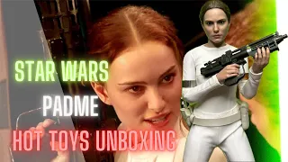 Star Wars Episode 2 Padme hot toys unboxing and review!