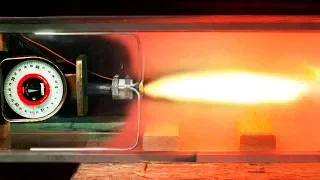 Rockets in a Vacuum Chamber - Newton's third law of motion Visualized