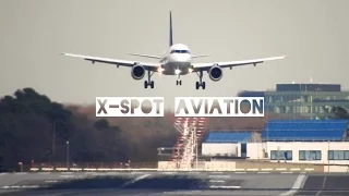 Crosswind Landing - Lufthansa Airbus 319