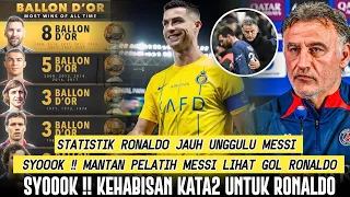 SAMPAI TERPERANGAH😱Galtier Mantan Pelatih Messi Kehabisan Kata2 Lihat Gol Ronaldo🫡Ronaldo GOAT Asli👏