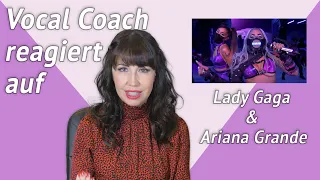 Vocal Coach reagiert auf Lady Gaga & Ariana Grande [Rain On Me] VMAs Live 2020 [Engl. Subs]