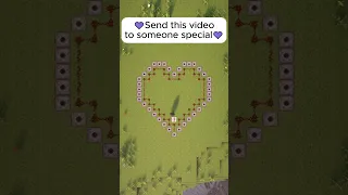 Send this Video to Someone Special💜 #minecraft #shorts