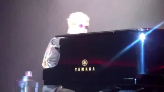 Elton John honoring Neil Diamond