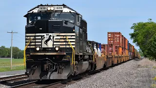 NS SD70ACC 1839 Leads NS 110 at Centralia, IL