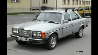 Auto blog: Mercedes-Benz W123 in the Baltic states