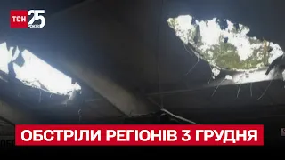 🔥 Обстрелы регионов 3 декабря: Днепропетровщина под атакой российских "Градов" и артиллерии