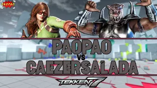 Tekken 7 Sets #319 paopao (Katarina) vs. CaezerSalada (Armor King)