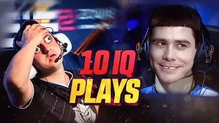 CS:GO -  WHEN PROS MAKE 10 IQ PLAYS! (STUPID AND DUMB PLAYS)