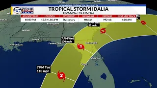 Idalia quickly strengthening, Expected to become a hurricane Monday - Tropics Update 10p 8-27-2023