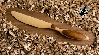 Carving a Knife from Maple and Walnut