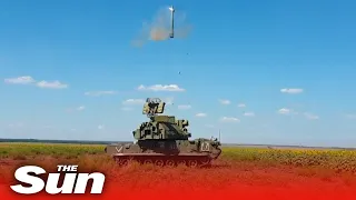 Russian forces 'blast Ukrainian position with Tor missile systems near Zaporizhzhia'