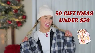 50 GIFT IDEAS UNDER 50 DOLLARS |  ULTIMATE GIFT GUIDE | Vlogmas Day 2
