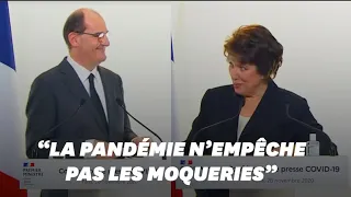 Jean Castex et Roselyne Bachelot se sont asticotés pendant la conférence sur le Covid-19