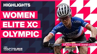 Mont-Sainte-Anne - Women Elite XCO Highlights | 2023 UCI Mountain Bike World Cup