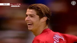 The Day Cristiano Ronaldo Scored His First Goal For Manchester United