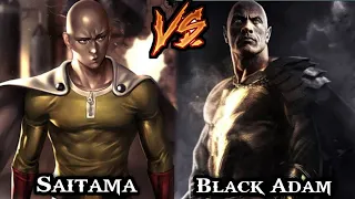 SAITAMA vs BLACK ADAM full fight !!!👿👿