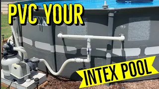 How to PVC plumb your INTEX pool