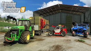 Farming Simulator 19 | Ultra Realistic | Buying New Farm, Storing hay bales & Seeding barley
