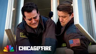 Casey and Gallo Save a Man Dangling Out a Window | Chicago Fire | NBC
