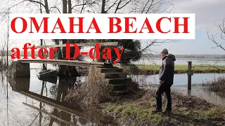 Omaha beach: The move inland after D-day, 7th to 10th June