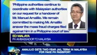 The World Tonight: Amalilio gets 2 years in Malaysian prison
