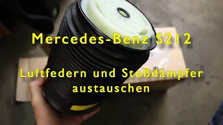 Mercedes 212 - Nerviges Klackern beseitigt - Luftfeder und Stoßdämpfer austauschen