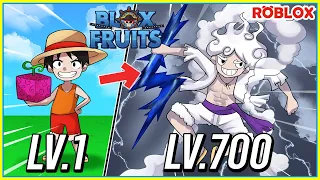 💠ใช้ผลยาง เทพนิกะ ฟาร์มเวล 1 ถึง 700 จะยากเเค่ไหน?👒ใน BLOX FRUITS ᴴᴰ