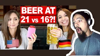 INTERESTING - Alcohol Culture GERMANY vs USA (American Reacts)