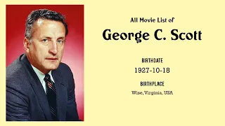 George C. Scott Movies list George C. Scott| Filmography of George C. Scott