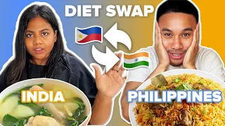 An Indian & A Filipino Swap Meals For 24hrs