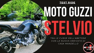 Test Ride Moto Guzzi Stelvio tra le curve dell'Abetone