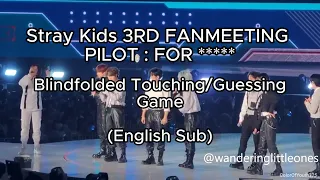 [ENG SUB] Stray Kids 3rd Fan Meeting Pilot | Blindfold/Touching/Pose Guessing Game Full #straykids