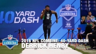 Derrick Henry 40-Yard Dash (Alabama, RB) | 2016 NFL Combine