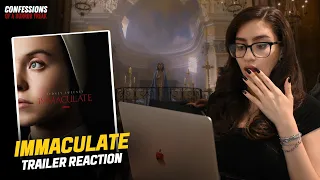 IMMACULATE (2024) TRAILER REACTION | Confessions of a Horror Freak