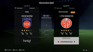Lets Simulate FC 24 Bundesliga 32. Spieltag 1. FC Heidenheim VS 1. FSV Mainz 05