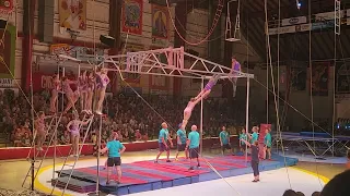 Jr Trapeze.  Peru, IN amateur circus