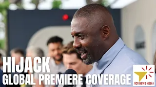 “Hijack” London Premiere Red Carpet Coverage: Idris Elba, Archie Panjabi, cast, creators on AppleTV+