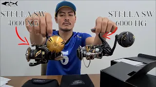 Shimano Stella SW 6000HG 2020, Stella SW 4000XG 2020 & Saragosa SW 5000 Unboxing & Hands on